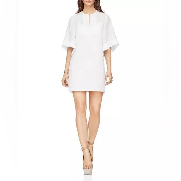 BCBGMAXAZRIA Tati Ruffle-Sleeve Dress - Picture 3 of 5